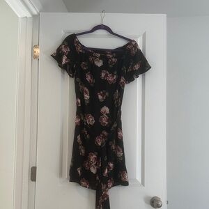 Guess Floral Black Dress - S